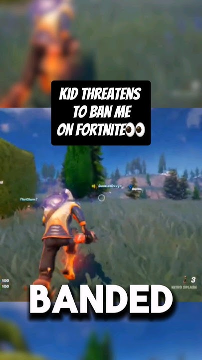 Fortnite Hacker Tries To Ban Me Forever Kid Tries To Ban Me Fortnite #shorts - YouTube