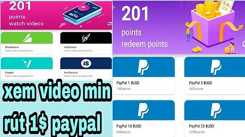Points Cash - Auto Xem Quảng Cáo Min Rút 1$ PayPal Cực Nhanh | Kiếm Tiền Online 2020