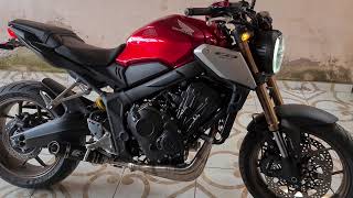 Nova cb650r escape esportivo