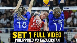 Philippines vs Kazakhstan Semi Finals SET 1 Full Video | AVC Challenge Cup 2024 AUDIENCE VIEW