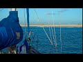 Anchored off the beach in slow mo, Low Bay, Barbuda