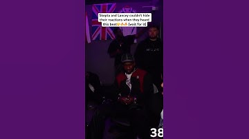 Lancey and Skepta’s reactions when they heard this😮‍💨🔥#plaqueboymax #lanceyfoux #skepta