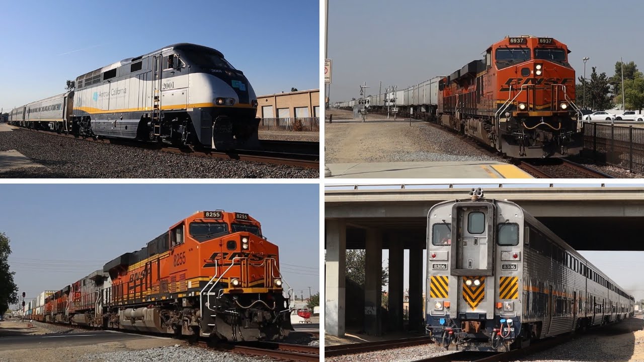 Railfanning Hanford, CA! ~ Feat. CDTX 8306, Santa Fe Warbonnet, H1, and MORE!