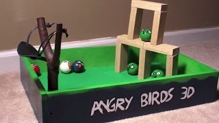 Angry Birds Kids Toy - Hand Made Wood Toy - DIY Angry Birds Movie 🐦🌄 screenshot 4