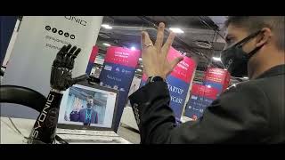 Realtime Individual Finger Control of Ability Hand @ CES 2022