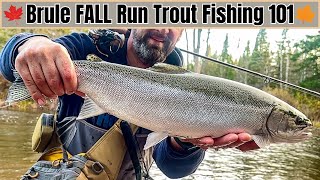 How To Catch Your FIRST Fish On The Brule River!  (Fall Fishing)