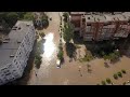 Последствия затопления центра города.