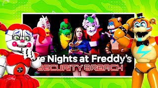 Security Breach BUT IN REAL LIFE REACT with Glamrock Freddy