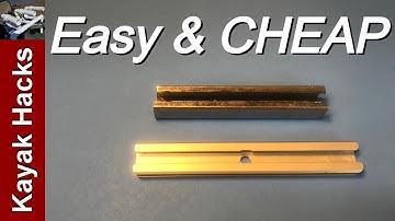 DIY Kayak Gear Track Mount on the CHEAP! (Option 1)