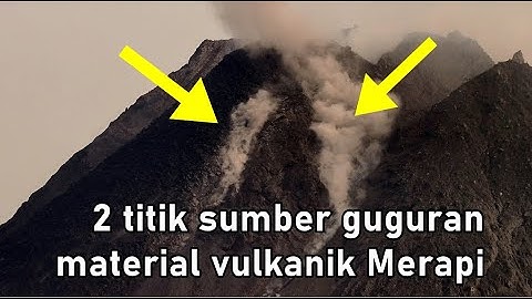 SUMBER GUGURAN MATERIAL VULKANIK MERAPI (19/11/2025) #merapi #siagamerapi #awanpanas