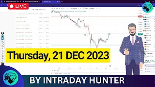 Live Trading | Options Trading | Intraday Hunter 21 DEC 2023