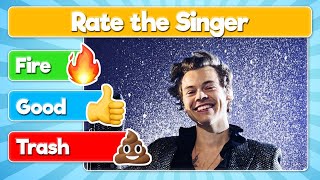 Rate the Singer |  Fire or Trash  Tier List