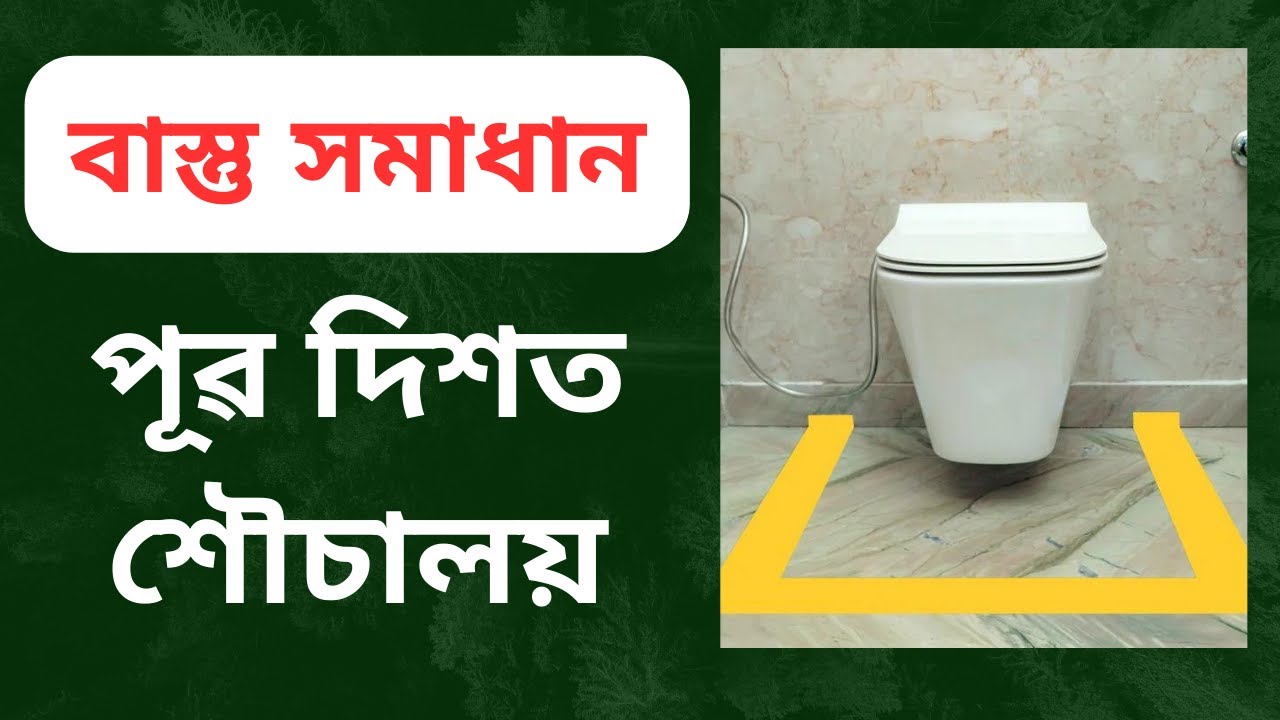 বাস্তু সমাধান পূৱ দিশত শৌচালয় Toilet Vaastu Toilet In The East