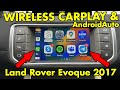 Wireless CarPlay and AndroidAuto in Land Rover Evoque 2017 Harman Stereo