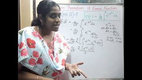 11_ Laplace transform of error function
