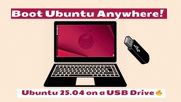 Run UBUNTU 25.04 From A USB Drive | Create a Persistent Ubuntu 25.04 USB (Save Apps & Settings!)|