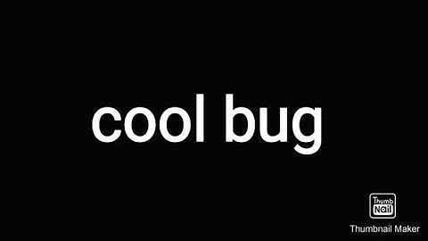 a cool bug (gorebox/gorebox animosity)