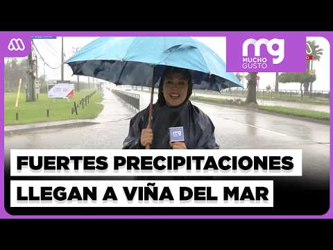 Rain has arrived in Viña! Heavy rainfall and gusty winds are expected | Mucho Gusto