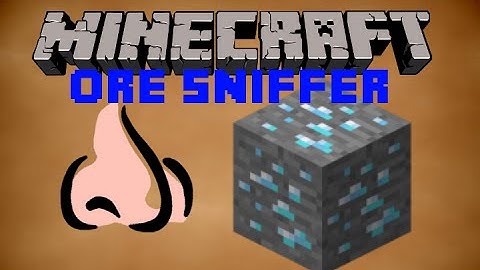SNIFFING ORES? (TRACK DOWN ORES AND MINERALS) - Minecraft Mod Showcase
