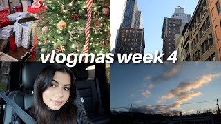 VLOGMAS WEEK 4: xmas day, new year resolutions, lip filler, etc.