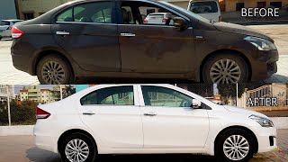 Maruti CIAZ Color Changing Paint Job at MAPL-Lohegoan-Pune