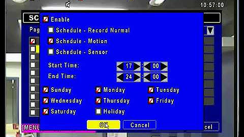 Icatch DVR Schedule SETUP