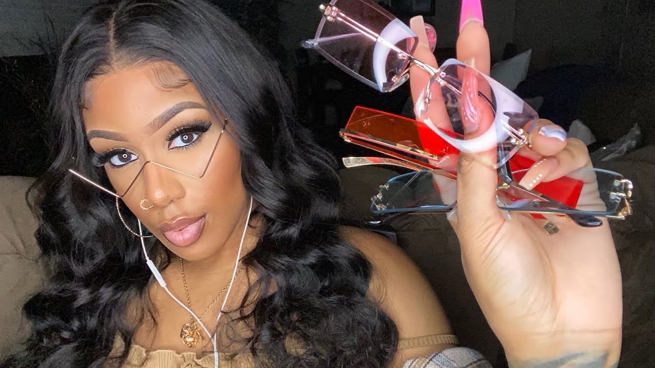 ASMR | Моя коллекция солнцезащитных очков + постукивание