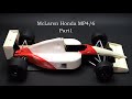 McLaren Honda MP4/6 Part1 prologue 【 TAMIYA 1/12 scale 】ビッグスケールにチャレンジ！