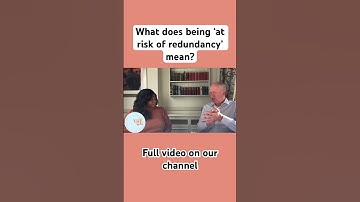 What does being ‘at risk of redundnacy’ mean? #shorts