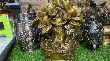 🔴12 VỊ THÁNH TÔNG ĐỒ - CÂY TIỀN VÀNG |S.12/11| Đồ cổ-Đồ xưa cũ-Đồ đồng |Đồ Đồng Lê Nguyệt