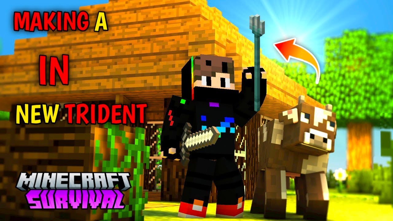 MAKING A NEW TRIDENT IN MINECRAFT SURVIVAL @TechnoGamerzOfficial ...