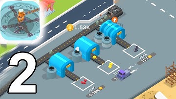 Spiral Excavator Empire - Gameplay Walkthrough Part 2 (iOS Android)