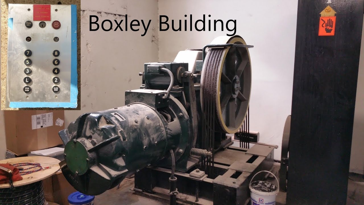 A look at the Elevator and Machine Room of the old Boxley Building Elevator