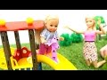 Безопасность на детской площадке. Игры с Барби и Штеффи