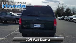 Used 2003 Ford Explorer XLS, Hamilton Township, NJ 33263T