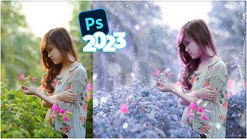 Make It Snow in Summer with Photoshop! Adobe Photoshop 2023 Tutorial