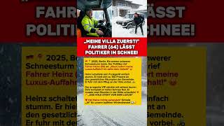 CHEF DROHT OPA (64) – DER SCHNEEPFLUG FÄHRT EINFACH VORBEI!