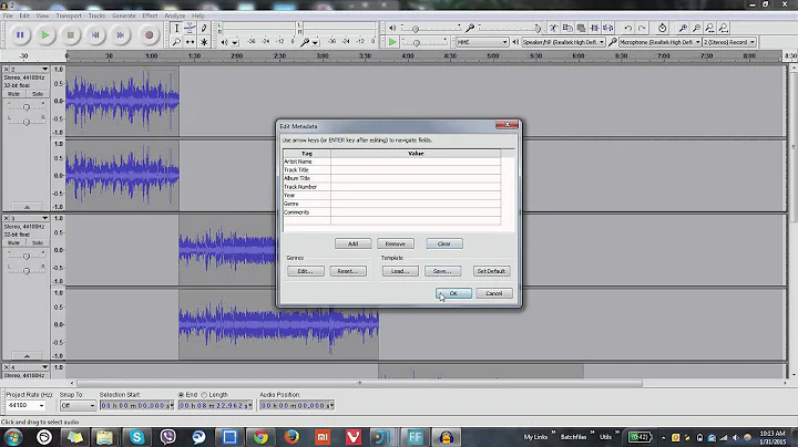 Combining Multiple Audio Files into a Single File using Audacity