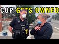 Entitled Dumb Cop Gets Owned Over ID Refusal on Sidewalk | Corrupt Cops Caught