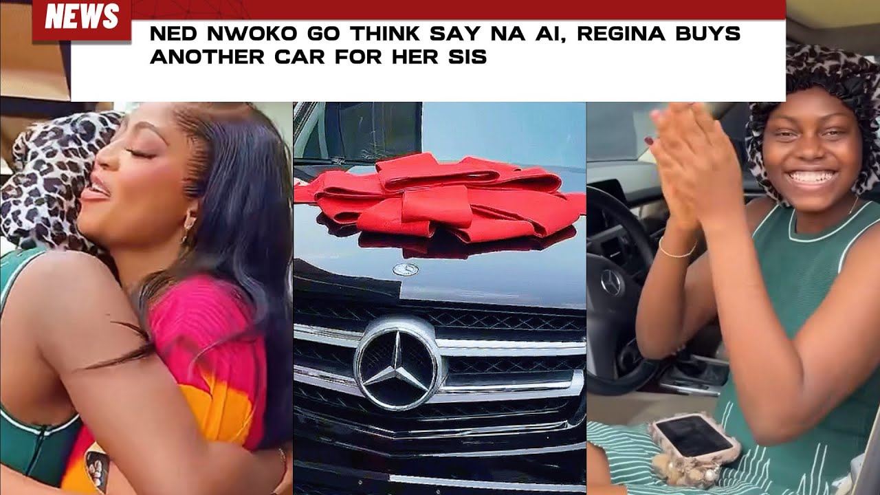 REGINA DANIELS PROVE SHE CAN SURVIVE WITOUT NED NWOKO AS IT RAINS CAR IN THEIR FAMILY 