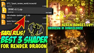 RILIS BRO!! Best 3 SHADER MCPE 1.19 - Shaders For Mcpe 1.19 - Shaders Render Dragon