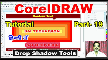 How to use Contour Tool with Full Property Function in CorelDraw X-7,6,5,4,3 |Hindi/Urdu| # 19