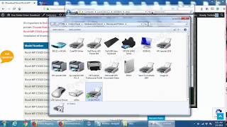 how to install ricoh c5503 printer driver manually