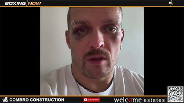 NEW! OLEXANDR USYK ADDRESSES FANS IN WAKE OF UNDISPUTED WIN OVER TYSON FURY