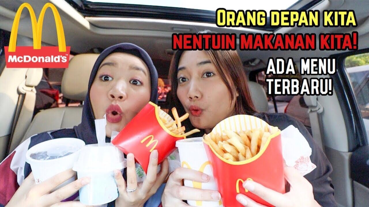 NGIKUTIN PESENAN ORANG DIDEPAN KITA! MCD! Letting the person in front of me decide what I eat