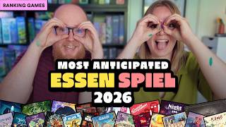 Comparing Our Top 10 Picks for Essen Spiel 2026 | Most Anticipated New Board Games