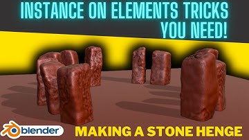 Instance on Elements Tricks in Blender 5.0 - Creating a Stone Henge