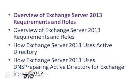 Exchange server 2013 training
