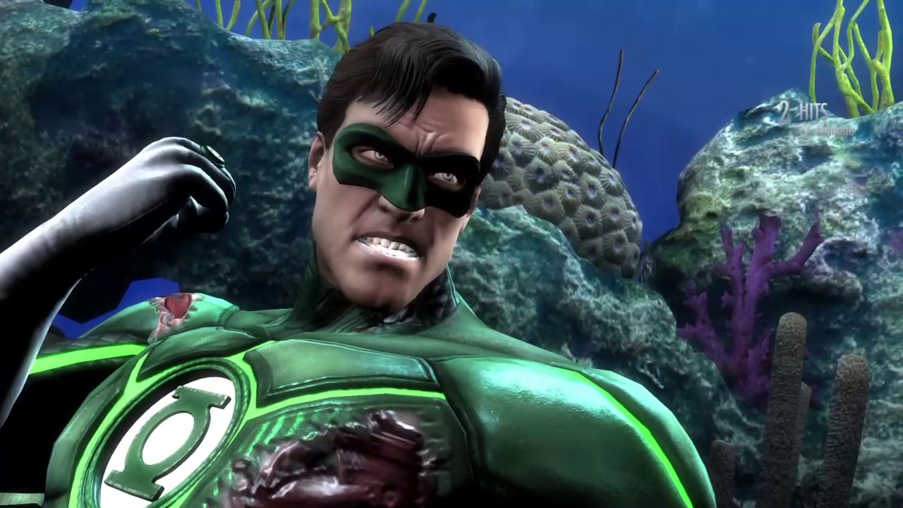 Injustice Green Lantern classic battles gameplay - YouTube