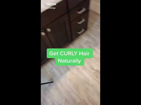 Get CURLY Hair Naturally - YouTube
